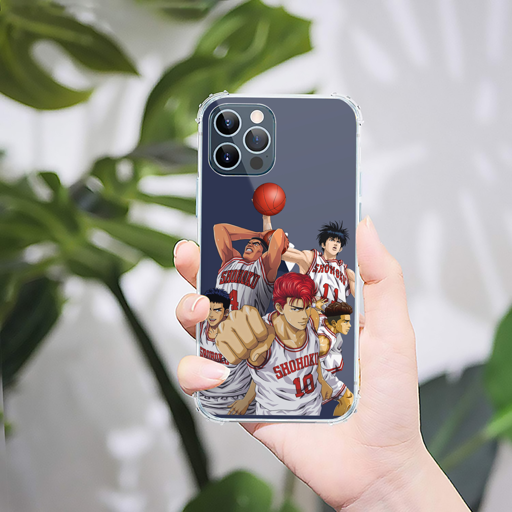（画像用） SLAM DUNK／スラムダンク 【iPhone 12シリーズ対応】透明スマホケース（クリアソフトケース）
